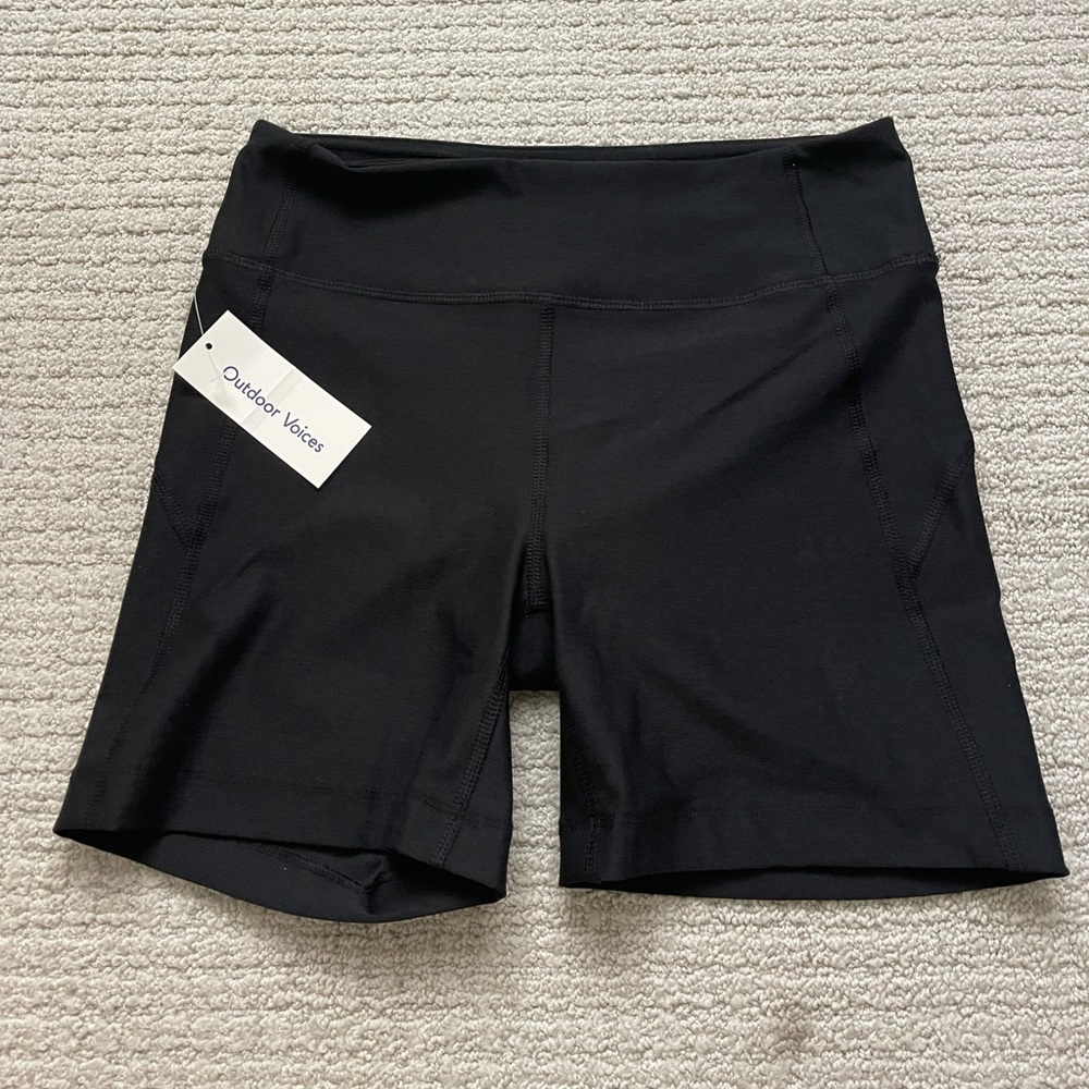 OUTDOOR VOICES BIKER SHORTS!